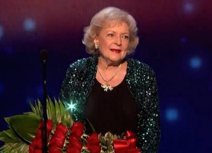Betty White wins Favorite TV Icon at the People's Choice Awards. (Image: Getty)
