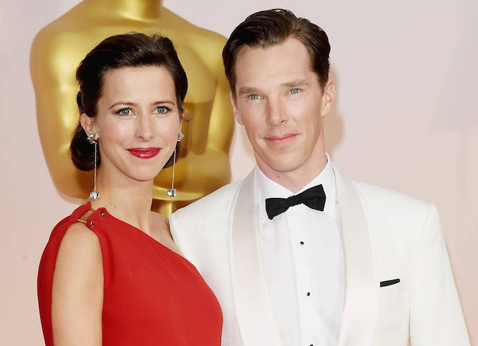 HOLLYWOOD, CA - FEBRUARY 22: Sophie Hunter (L) and actor Benedict Cumberbatch attend the 87th Annual Academy Awards at Hollywood & Highland Center on February 22, 2015 in Hollywood, California. (Photo by Jason Merritt/Getty Images)