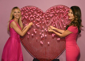 Candice Swanepoel & Lily Aldridge On Valentines Day For Victoria's Secret