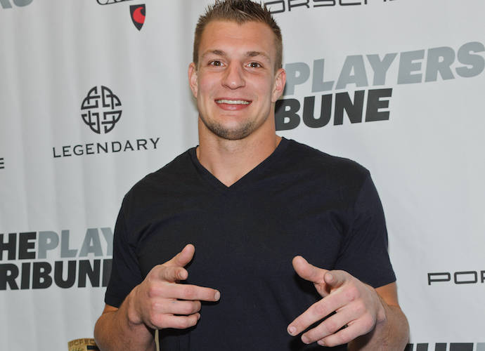 NEW YORK, NY - FEBRUARY 14: Rob Gronkowski attends The Players' Tribune Launch Party - www.theplayerstribune.com at Canoe Studios on February 14, 2015 in New York City. (Photo by Timothy Hiatt/Getty Images for The Players' Tribune)