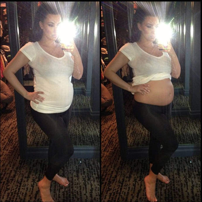 Kim Kardashian: The Baby Bump Selfie