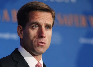 WASHINGTON - SEPTEMBER 28: Delaware Attorney General Beau Biden speaks during the U.S. Global Leadership Coalition conference on Spetember 28, 2010 in Washington, DC. The U.S. Global Leadership Coalition (USGLC) is a broad-based influential network of 400 businesses and NGOs and national security and foreign policy experts who support a smart approach of elevating diplomacy and development alongside defense in order to build a safer world. (Photo by Mark Wilson/Getty Images)