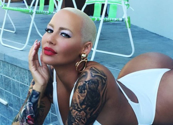 See How Amber Rose Light Up Instagram With This Sexy Raunchy Photo