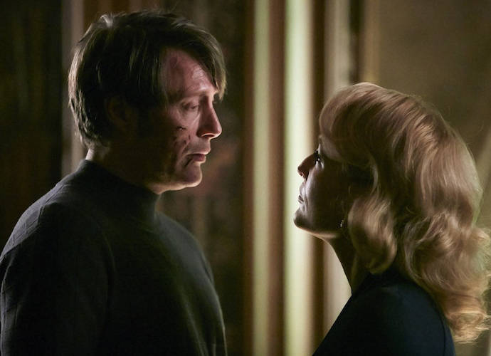 Mads Mikkelsen and Gillian Anderson in 'Hannibal'