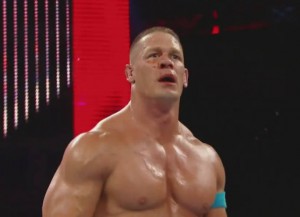 Seth Rollins broke John Cena's nose during WWE Championship fight (Image: YouTube)