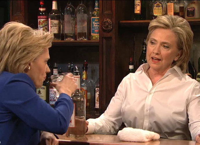 Hillary Clinton with Kate McKinnon On 'SNL'