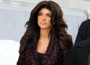 'Real Housewives of New Jersey' stars Teresa and Joe Giudice outside Federal court in Newark where they have plead guilty to multiple fraud charges. Prosecutors allege the two used fake documents to inflate their incomes and obtain millions of dollars in mortgages and other loans. Featuring: Teresa Guidice,Joe Guidice Where: Newark, New Jersey, United States When: 04 Mar 2014 Credit: Joel Ginsburg/WENN.com