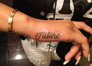 Blac Chyna Shared A Picture Of Her 'Future' Tattoo On Instagram