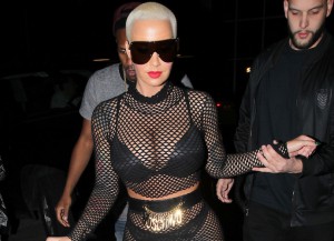 Amber Rose arrives at Ace of Diamonds