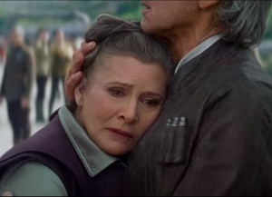 Carrie Fisher in 'Star Wars: The Force Awakens'