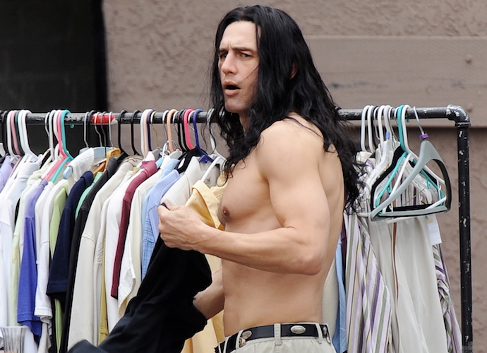James Franco shows off his ripped abs for 