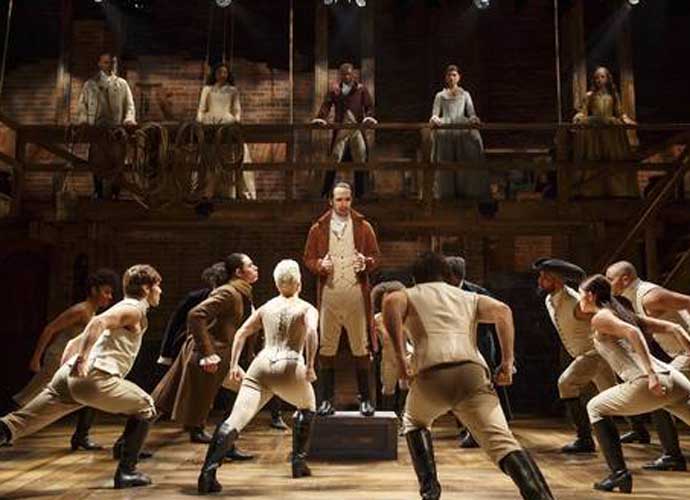 Scene from 'Hamilton' On Broadway