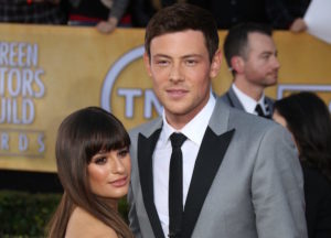 19th Annual Screen Actors Guild (SAG) Awards held at the Shrine Auditorium - Arrivals Featuring: Lea Michele (l),Cory Monteith Where: Los Angeles, United States When: 27 Jan 2013 Credit: WENN.com