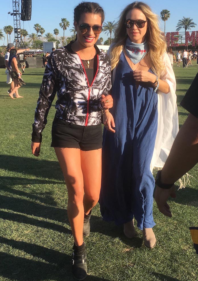 Coachella 2016: Lea Michele, Becca Tobin