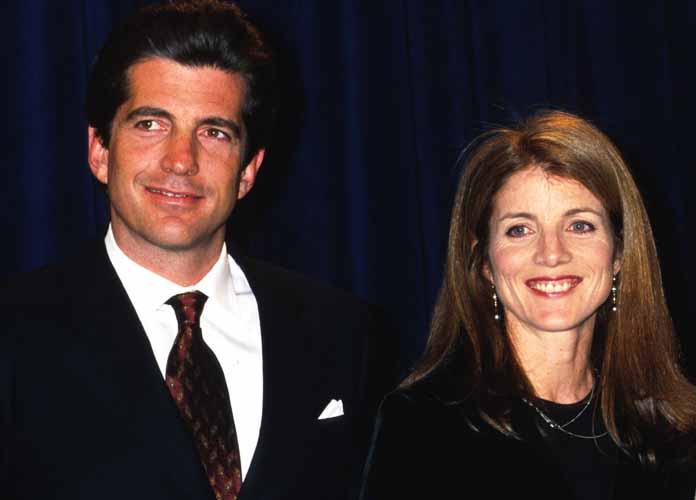 John F. Kennedy, Jr. and sister Caroline announces a scholarship to benefit The Jackie Robinson Foundation Schlorship Fund, March 8, 1999 at The Waldorf Astoria in New York City. July 16, 2000 marks the one year anniversary that John F. Kennedy Jr., 38, died in a plane crash off the coast of Martha's Vineyard with his wife Carolyn Bessette Kennedy, 33, and her sister Lauren Bessette, 34. (Photo by George De Sota/Liaison)