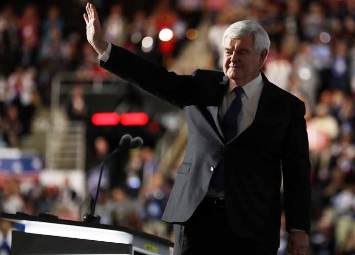 Newt Gingrich 2016: Republican National Convention: Day Three