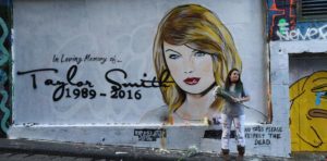 'RIP Taylor Swift' Mural