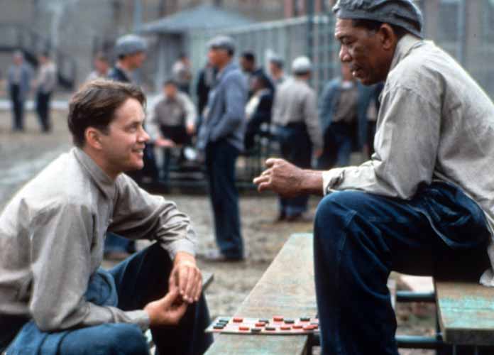 Tim Robbins And Morgan Freeman In 'The Shawshank Redemption'
