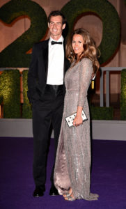 Andy Murray & Fiancée Kim Sears Channel Classic Glamour At Wimbledon Champions Dinner