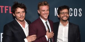 Pedro Pascal, Boyd Holbrook and Wagner Moura attend Season 2 premiere of 'Narcos'