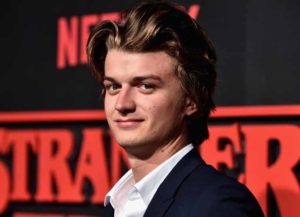 LOS ANGELES, CA - JULY 11: Actor Joe Keery attends the Premiere of Netflix's 'Stranger Things' at Mack Sennett Studios on July 11, 2016 in Los Angeles, California. (Photo by Alberto E. Rodriguez/Getty Images)