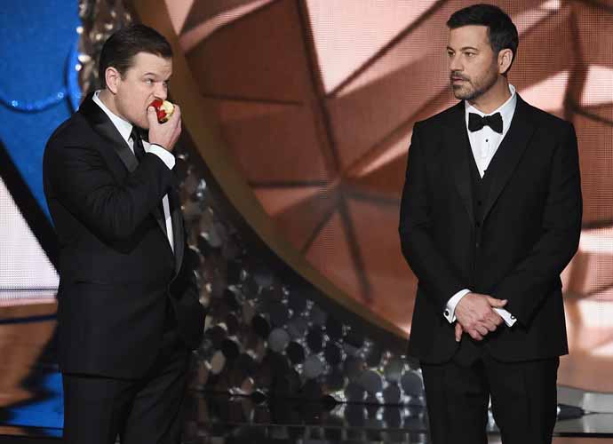 Matt Damon Trolls Jimmy Kimmel: 68th Annual Primetime Emmy Awards - Show