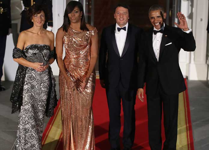 Michelle Obama Wears Versace To Last State Dinner
