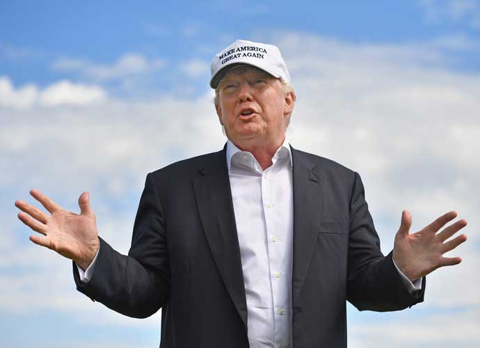 Donald Trump Blasts Nordstroms: ABERDEEN, SCOTLAND - JUNE 25: Presumptive Republican nominee for US president Donald Trump visits Trump International Golf Links on June 25, 2016 in Aberdeen, Scotland. The US presidential hopeful was in Scotland for the reopening of the refurbished Open venue golf resort Trump Turnberry which has undergone an eight month refurbishment as part of an investment thought to be worth in the region of two hundred million pounds. (Photo by Jeff J Mitchell/Getty Images)