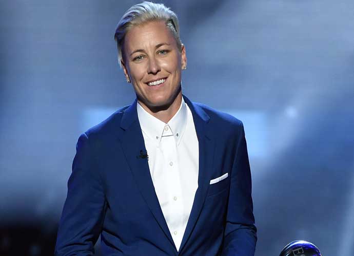 LOS ANGELES, CA - JULY 13: Honoree Abby Wambach accepts the Icon Award onstage during the 2016 ESPYS at Microsoft Theater on July 13, 2016 in Los Angeles, California. (Photo by Kevin Winter/Getty Images)
