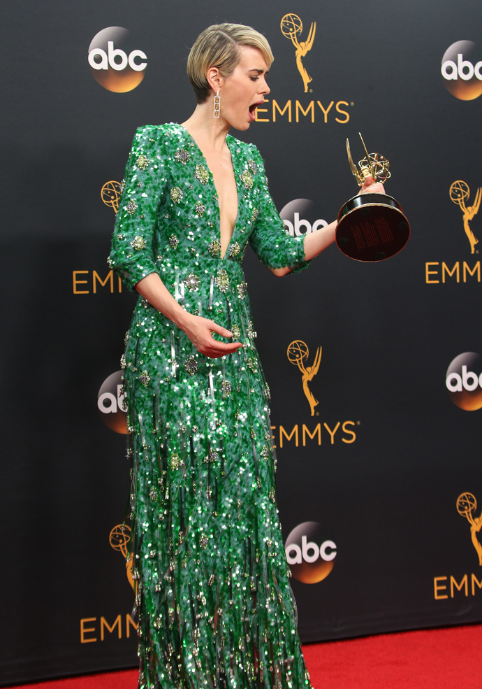Sarah Paulson at 68th Emmy Awards