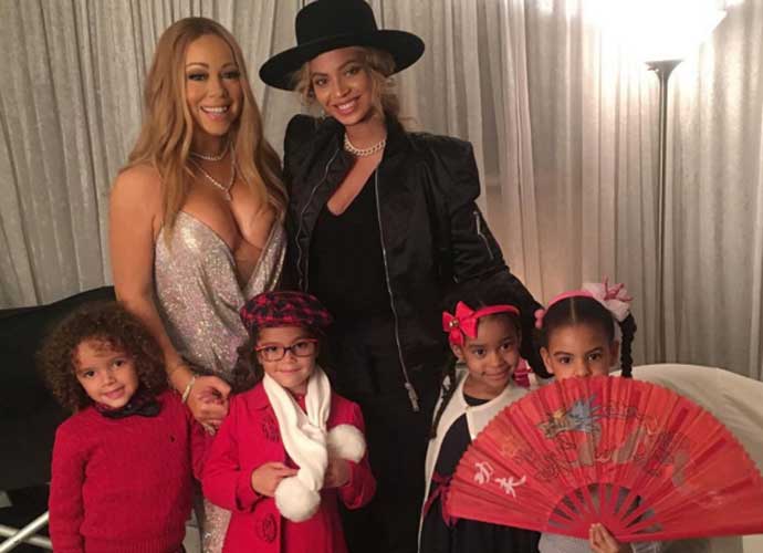 Beyonce & Mariah Carey Celebrate Christmas with their kids
