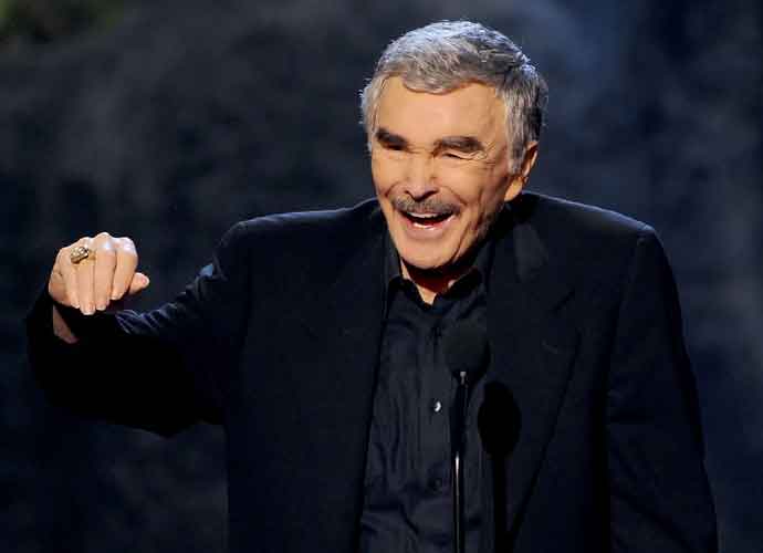 CULVER CITY, CA - JUNE 08: Actor Burt Reynolds accepts award onstage during Spike TV's Guys Choice 2013 at Sony Pictures Studios on June 8, 2013 in Culver City, California. (Photo by Kevin Winter/Getty Images for Spike TV)