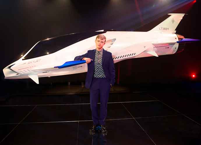 MIAMI, FLORIDA - JANUARY 12: (EDITORS NOTE: Image was altered with digital filters) Actor Dane DeHaan, star of the upcoming film Valerian and the City of a Thousand Planets, poses after the unveil of the debut of a model of the SKYJET - a single-seat pursuit craft featured in the film at the Lexus 'Through The Lens' event on January 12, 2017 in Miami, Florida. The SKYJET was premiered as part of an immersive Lexus event in Miami, showcasing the luxury brand's latest products and lifestyle activities. (Photo by Joe Scarnici/Getty Images for Lexus)