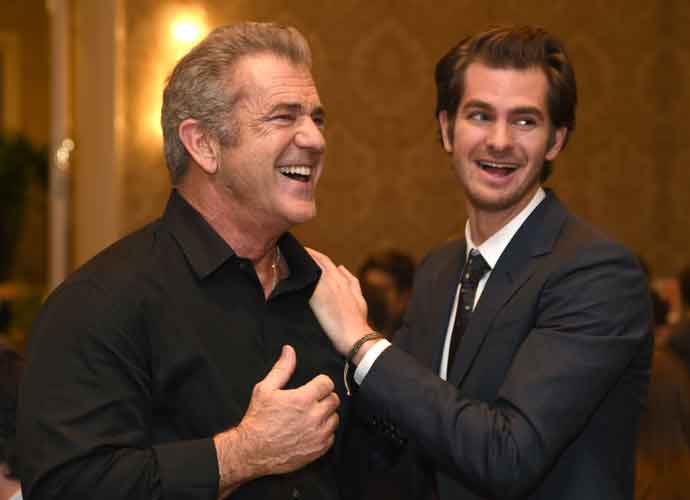 LOS ANGELES, CA - JANUARY 06: Actor/director Mel Gibson (L) and actor Andrew Garfield attend the 17th annual AFI Awards at Four Seasons Los Angeles at Beverly Hills on January 6, 2017 in Los Angeles, California. (Photo by Frazer Harrison/Getty Images for AFI)
