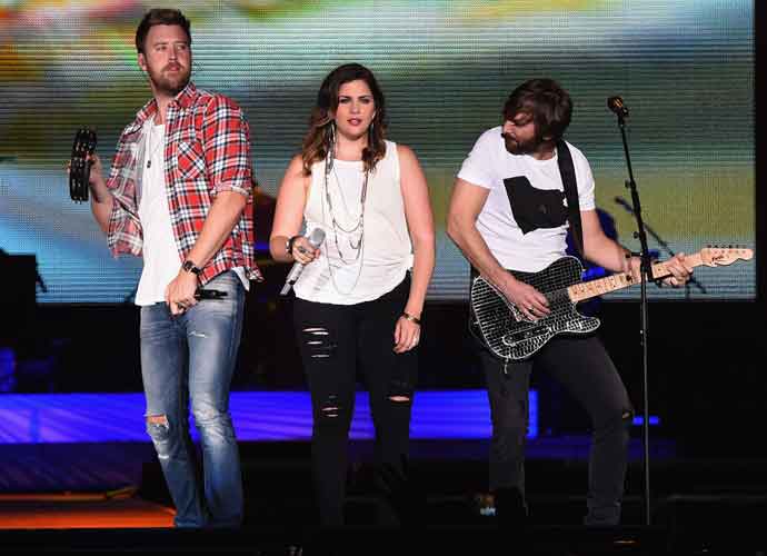 CHICAGO, IL - JUNE 17: Charles Kelley, Hillary Scott and Dave Haywood - Lady Antebellum headlines 2016 Windy City LakeShake Country Music Festival - Day 1 at FirstMerit Bank Pavilion at Northerly Island on June 17, 2016 in Chicago, Illinois.