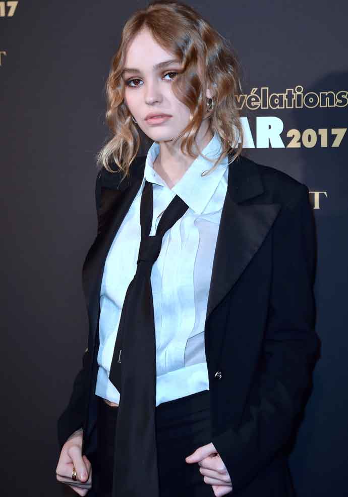 Cesar Revelations 2017 photocall and cocktail dinner: Lily Rose Depp