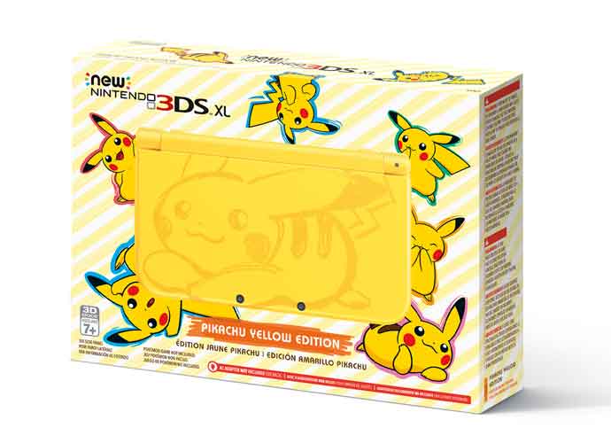 New 3DSXL Pikachu Yellow Edition