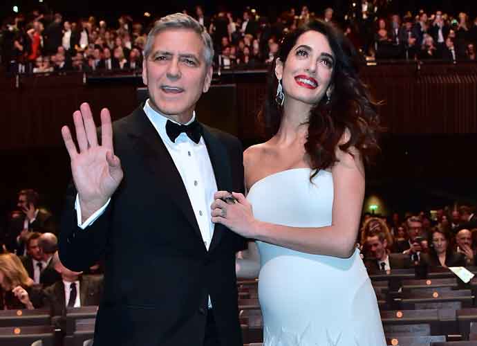 42nd Cesar Film Awards 2017 at Salle Pleyel - Ceremony: George Clooney, Amal Clooney