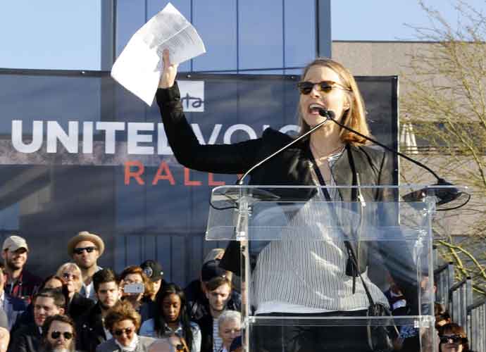 Jodie Foster at the UTA host a Rally 