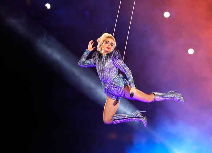 HOUSTON, TX - FEBRUARY 05: Lady Gaga performs during the Pepsi Zero Sugar Super Bowl 51 Halftime Show at NRG Stadium on February 5, 2017 in Houston, Texas. (Photo by Tom Pennington/Getty Images)