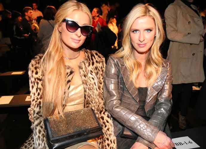 New York Fashion Week Fall/Winter 2017 - Dennis Basso - Front Row and Arrivals: Nicky & Paris Hilton in front row