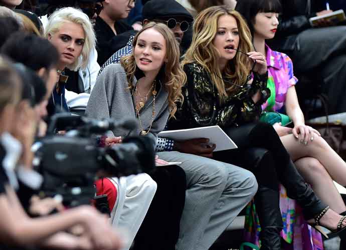 Paris Fashion Week Fall/Winter 2017/2018 - Chanel - Front Row: Cara Delevingne, Lily Rose Depp, Rita Ora