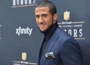 NEW YORK, NY - FEBRUARY 01: San Francisco 49ers quarterback Colin Kaepernick attends the 3rd Annual NFL Honors at Radio City Music Hall on February 1, 2014 in New York City.