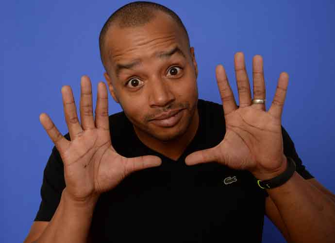 PARK CITY, UT - JANUARY 18: Actor Donald Faison poses for a portrait during the 2014 Sundance Film Festival at the Getty Images Portrait Studio at the Village At The Lift Presented By McDonald's McCafe on January 18, 2014 in Park City, Utah. (Photo by Larry Busacca/Getty Images)