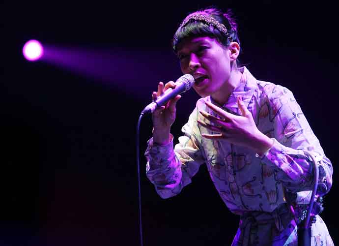 SYDNEY, AUSTRALIA - DECEMBER 16: Yukimi Nagano of Little Dragon performs on stage at the Sydney Entertainment Centre on December 16, 2010 in Sydney, Australia. (Photo by Mark Metcalfe/Getty Images)