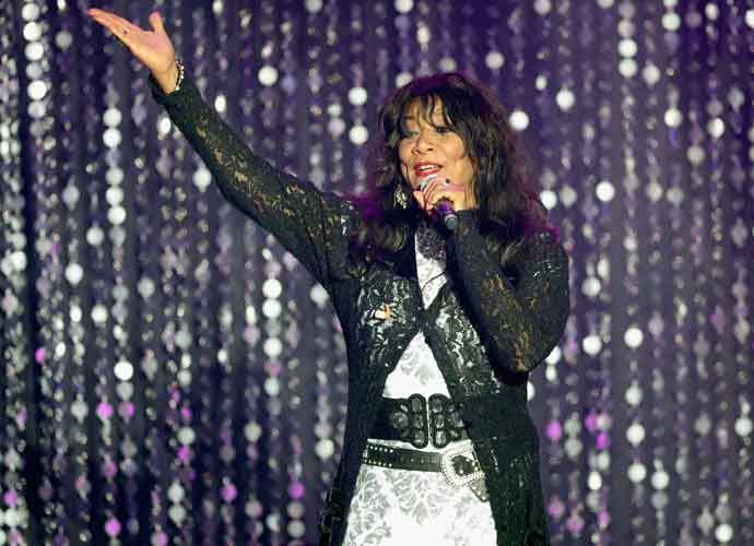 CAP D'ANTIBES, FRANCE - MAY 19: Joni Sledge of Sister Sledge appears on stage at the amfAR's 23rd Cinema Against AIDS Gala at Hotel du Cap-Eden-Roc on May 19, 2016 in Cap d'Antibes, France. (Photo by Andreas Rentz/Getty Images)