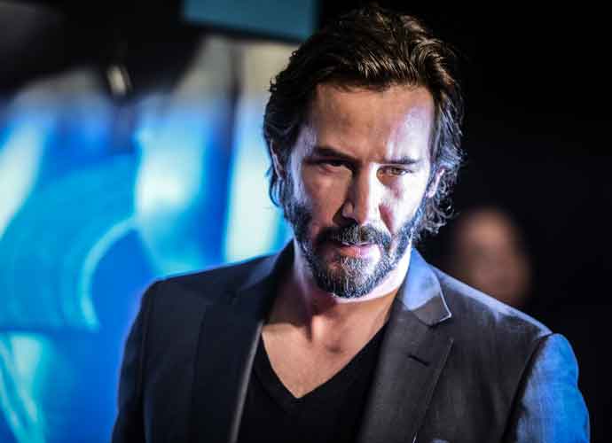 HOLLYWOOD, CA - OCTOBER 07: (Editors Note: This images has been processed using digital filters) Actor Keanu Reeves attends the premiere of 'Knock Knock' at TCL Chinese Theatre on October 7, 2015 in Hollywood, California. (Photo by Jason Kempin/Getty Images)