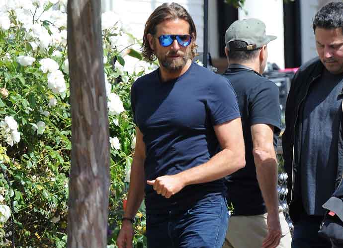 Actor Bradley Cooper on the set of 'A Star Is Born' filming in Los Angeles.