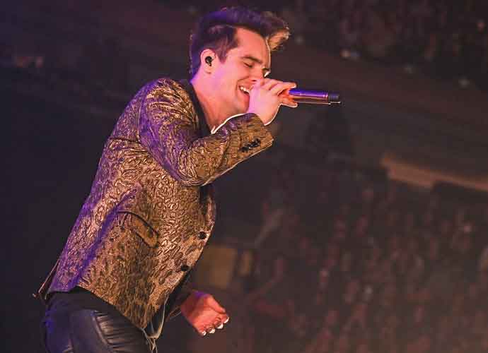 NEW YORK, NY - MARCH 02: Panic! at the Disco singer Brendon Urie performs at Madison Square Garden on March 2, 2017 in New York City. (Photo by Mike Coppola/Getty Images)