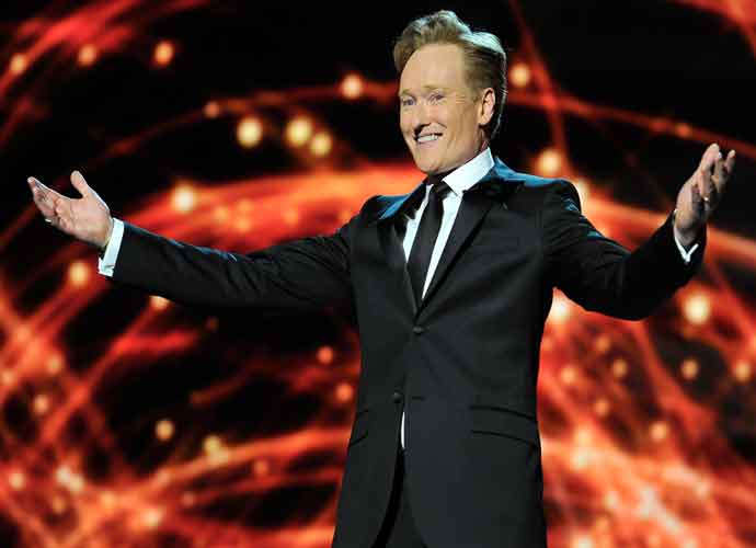 MOUNTAIN VIEW, CA - DECEMBER 12: Conan O'Brien is a presenter at the 2014 Breakthrough Prizes Awarded in Fundamental Physics and Life Sciences Ceremony at NASA Ames Research Center on December 12, 2013 in Mountain View, California. (Image: Getty)